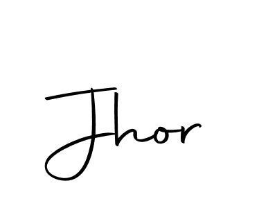 Design your own signature with our free online signature maker. With this signature software, you can create a handwritten (Autography-DOLnW) signature for name Jhor. Jhor signature style 10 images and pictures png