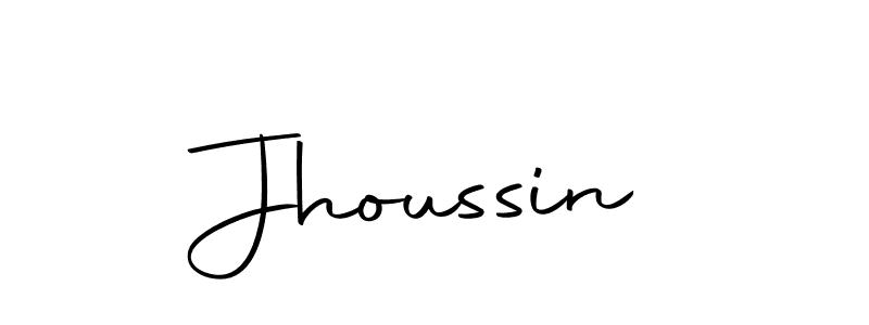 The best way (Autography-DOLnW) to make a short signature is to pick only two or three words in your name. The name Jhoussin include a total of six letters. For converting this name. Jhoussin signature style 10 images and pictures png