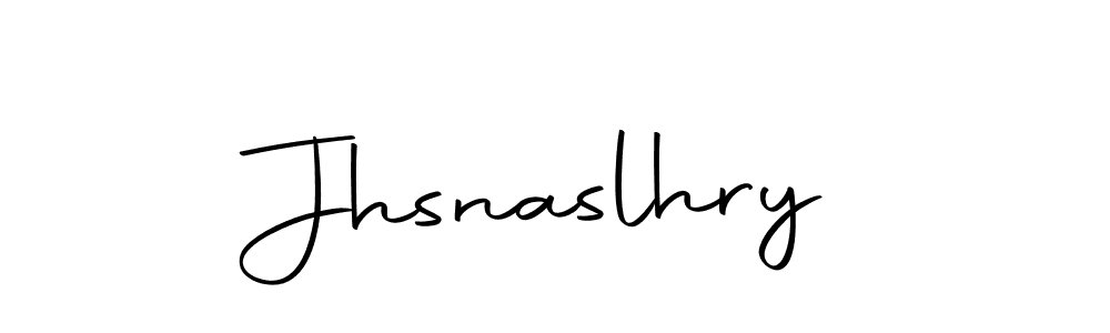 Use a signature maker to create a handwritten signature online. With this signature software, you can design (Autography-DOLnW) your own signature for name Jhsnaslhry. Jhsnaslhry signature style 10 images and pictures png