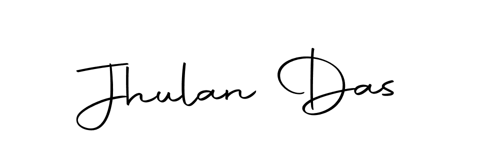 Use a signature maker to create a handwritten signature online. With this signature software, you can design (Autography-DOLnW) your own signature for name Jhulan Das. Jhulan Das signature style 10 images and pictures png