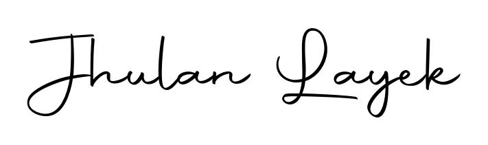 Express your personality with a custom Jhulan Layek signature crafted with Autography-DOLnW typography. Free transparent PNG download available. Jhulan Layek signature style 10 images and pictures png