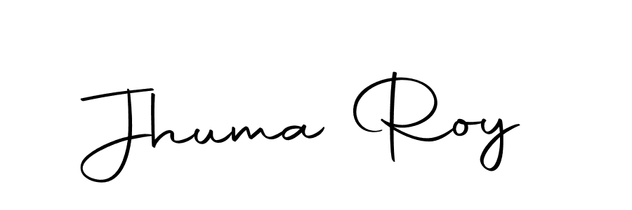 How to make Jhuma Roy name signature. Use Autography-DOLnW style for creating short signs online. This is the latest handwritten sign. Jhuma Roy signature style 10 images and pictures png