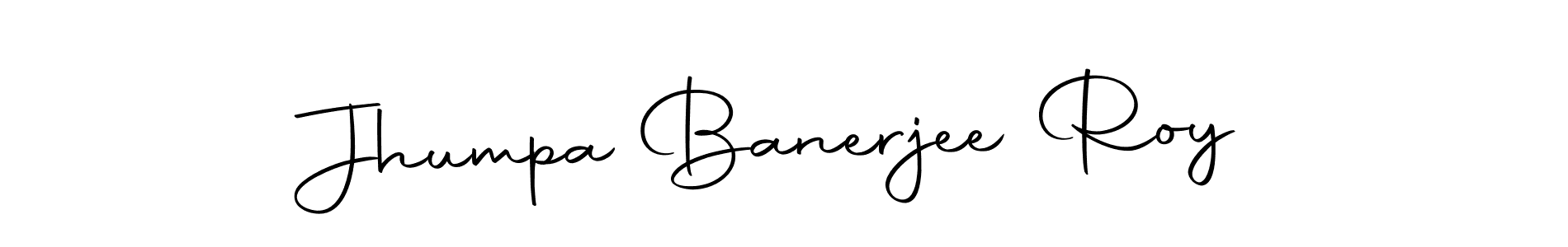 Jhumpa Banerjee Roy stylish signature style. Best Handwritten Sign (Autography-DOLnW) for my name. Handwritten Signature Collection Ideas for my name Jhumpa Banerjee Roy. Jhumpa Banerjee Roy signature style 10 images and pictures png