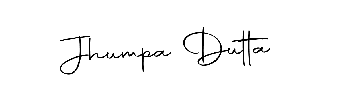 Design your own signature with our free online signature maker. With this signature software, you can create a handwritten (Autography-DOLnW) signature for name Jhumpa Dutta. Jhumpa Dutta signature style 10 images and pictures png