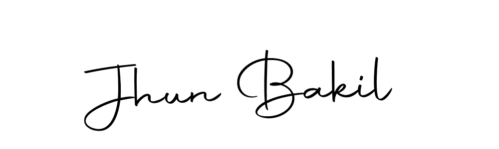 Make a beautiful signature design for name Jhun Bakil. With this signature (Autography-DOLnW) style, you can create a handwritten signature for free. Jhun Bakil signature style 10 images and pictures png