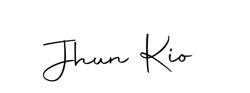 Make a beautiful signature design for name Jhun Kio. Use this online signature maker to create a handwritten signature for free. Jhun Kio signature style 10 images and pictures png