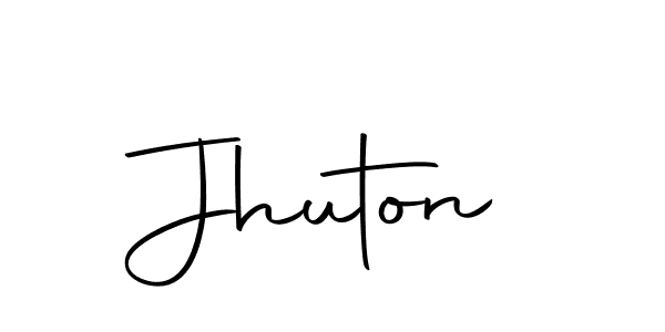 Design your own signature with our free online signature maker. With this signature software, you can create a handwritten (Autography-DOLnW) signature for name Jhuton. Jhuton signature style 10 images and pictures png