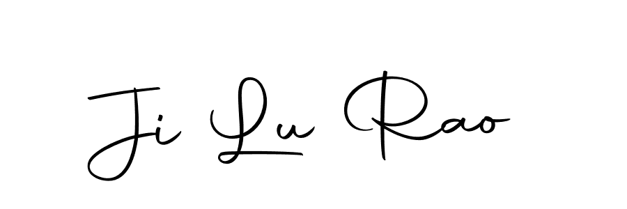 How to make Ji Lu Rao signature? Autography-DOLnW is a professional autograph style. Create handwritten signature for Ji Lu Rao name. Ji Lu Rao signature style 10 images and pictures png
