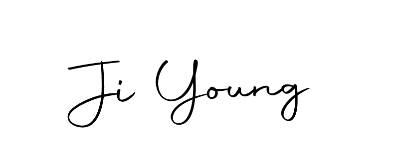 You should practise on your own different ways (Autography-DOLnW) to write your name (Ji Young) in signature. don't let someone else do it for you. Ji Young signature style 10 images and pictures png