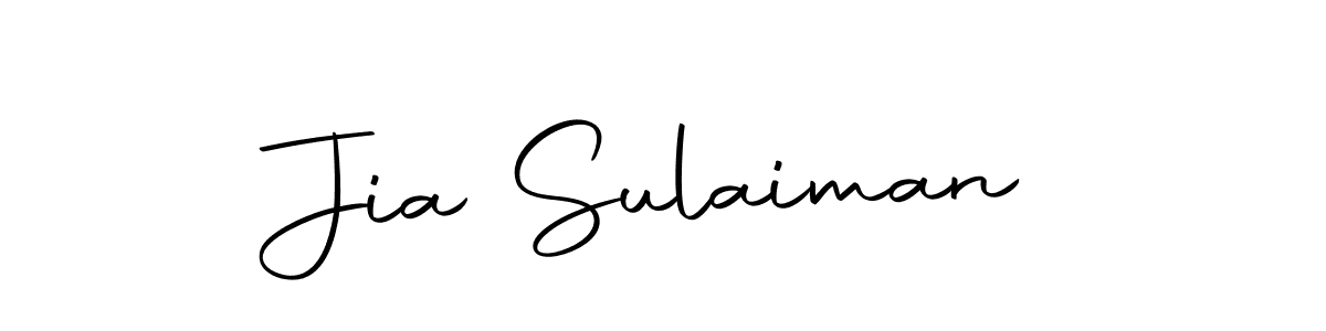 You can use this online signature creator to create a handwritten signature for the name Jia Sulaiman. This is the best online autograph maker. Jia Sulaiman signature style 10 images and pictures png
