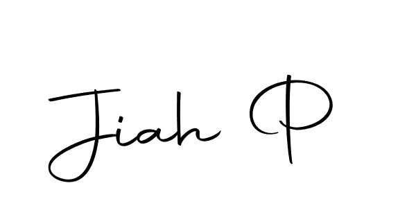It looks lik you need a new signature style for name Jiah P. Design unique handwritten (Autography-DOLnW) signature with our free signature maker in just a few clicks. Jiah P signature style 10 images and pictures png
