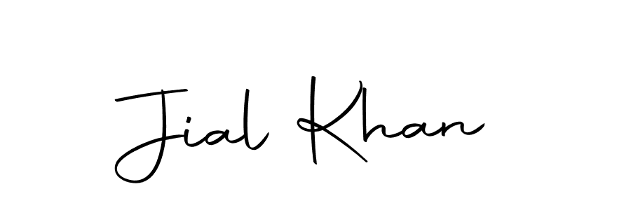 Make a beautiful signature design for name Jial Khan. With this signature (Autography-DOLnW) style, you can create a handwritten signature for free. Jial Khan signature style 10 images and pictures png