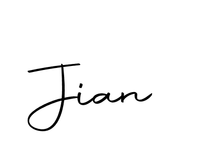 Use a signature maker to create a handwritten signature online. With this signature software, you can design (Autography-DOLnW) your own signature for name Jian. Jian signature style 10 images and pictures png