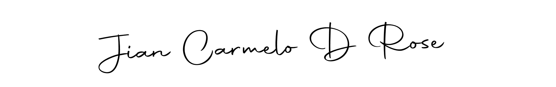 Autography-DOLnW is a professional signature style that is perfect for those who want to add a touch of class to their signature. It is also a great choice for those who want to make their signature more unique. Get Jian Carmelo D Rose name to fancy signature for free. Jian Carmelo D Rose signature style 10 images and pictures png