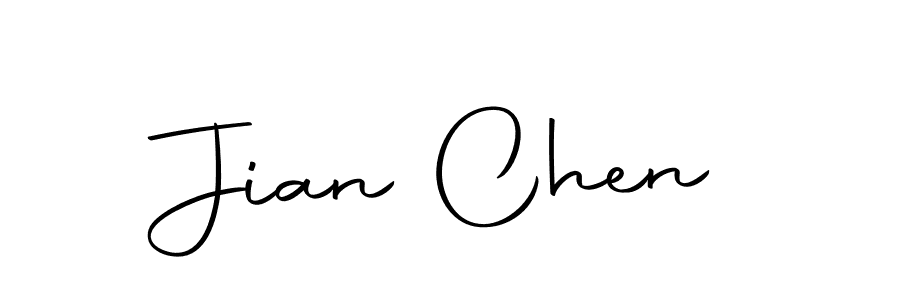Make a beautiful signature design for name Jian Chen. Use this online signature maker to create a handwritten signature for free. Jian Chen signature style 10 images and pictures png
