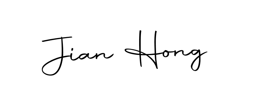 Use a signature maker to create a handwritten signature online. With this signature software, you can design (Autography-DOLnW) your own signature for name Jian Hong. Jian Hong signature style 10 images and pictures png
