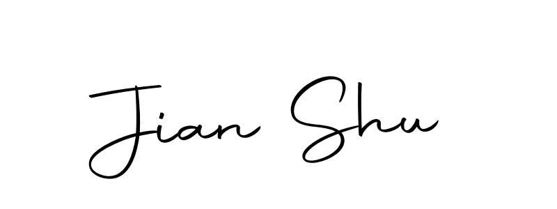 Design your own signature with our free online signature maker. With this signature software, you can create a handwritten (Autography-DOLnW) signature for name Jian Shu. Jian Shu signature style 10 images and pictures png