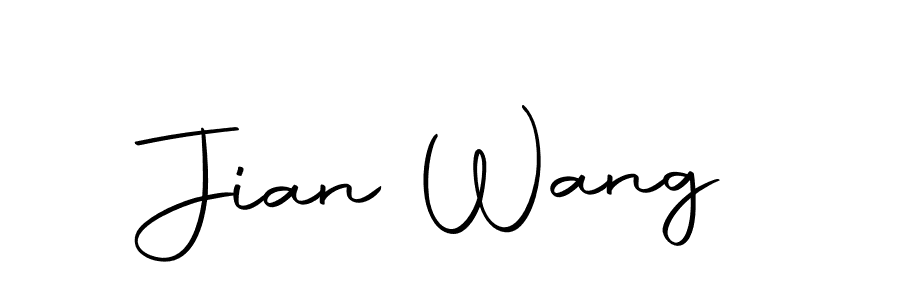 How to make Jian Wang name signature. Use Autography-DOLnW style for creating short signs online. This is the latest handwritten sign. Jian Wang signature style 10 images and pictures png