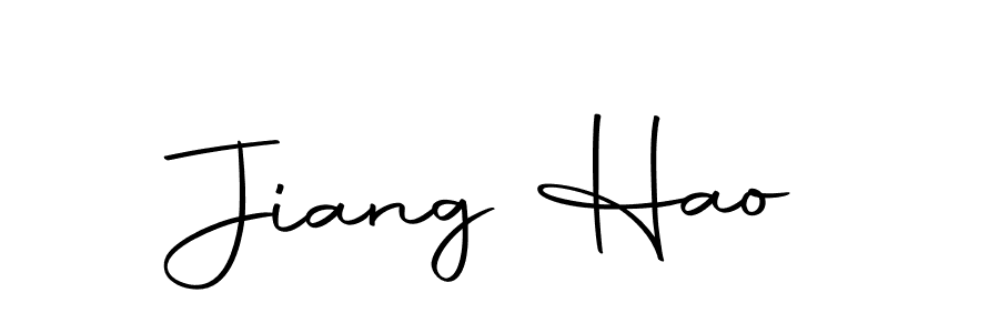 Jiang Hao stylish signature style. Best Handwritten Sign (Autography-DOLnW) for my name. Handwritten Signature Collection Ideas for my name Jiang Hao. Jiang Hao signature style 10 images and pictures png