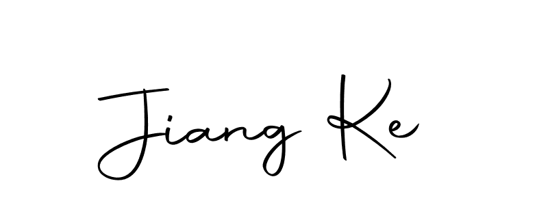 Design your own signature with our free online signature maker. With this signature software, you can create a handwritten (Autography-DOLnW) signature for name Jiang Ke. Jiang Ke signature style 10 images and pictures png