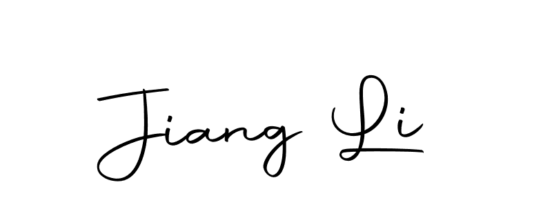 Design your own signature with our free online signature maker. With this signature software, you can create a handwritten (Autography-DOLnW) signature for name Jiang Li. Jiang Li signature style 10 images and pictures png