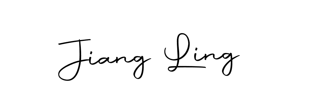You should practise on your own different ways (Autography-DOLnW) to write your name (Jiang Ling) in signature. don't let someone else do it for you. Jiang Ling signature style 10 images and pictures png