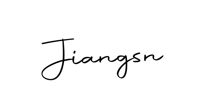 Make a beautiful signature design for name Jiangsn. With this signature (Autography-DOLnW) style, you can create a handwritten signature for free. Jiangsn signature style 10 images and pictures png