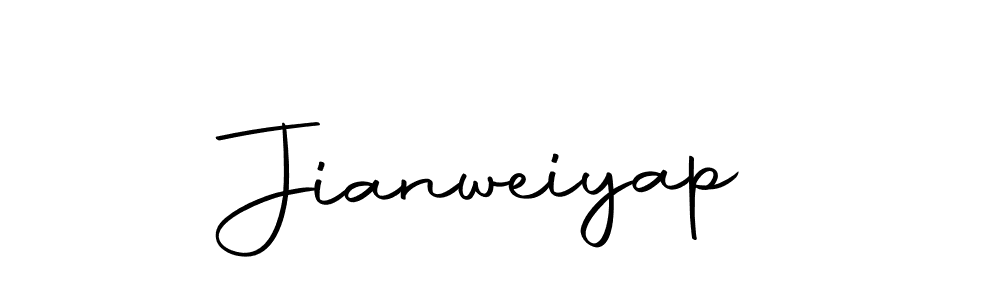 Jianweiyap stylish signature style. Best Handwritten Sign (Autography-DOLnW) for my name. Handwritten Signature Collection Ideas for my name Jianweiyap. Jianweiyap signature style 10 images and pictures png