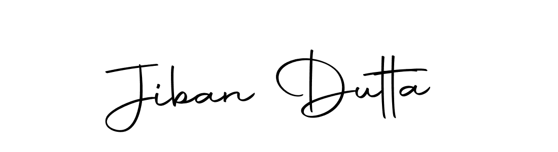 Make a beautiful signature design for name Jiban Dutta. With this signature (Autography-DOLnW) style, you can create a handwritten signature for free. Jiban Dutta signature style 10 images and pictures png
