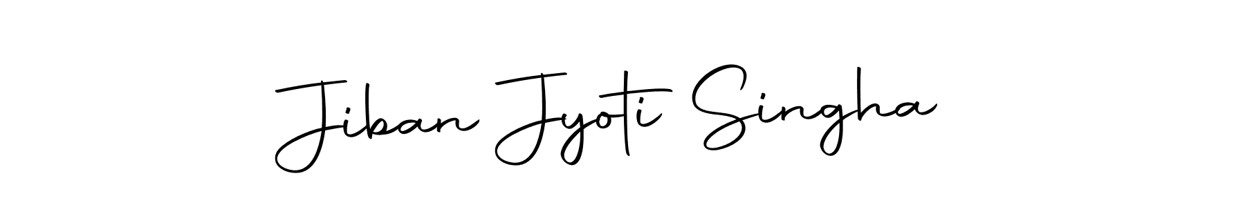 Create a beautiful signature design for name Jiban Jyoti Singha. With this signature (Autography-DOLnW) fonts, you can make a handwritten signature for free. Jiban Jyoti Singha signature style 10 images and pictures png