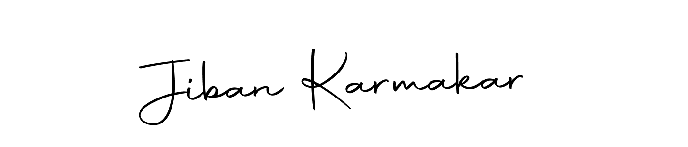 How to make Jiban Karmakar name signature. Use Autography-DOLnW style for creating short signs online. This is the latest handwritten sign. Jiban Karmakar signature style 10 images and pictures png
