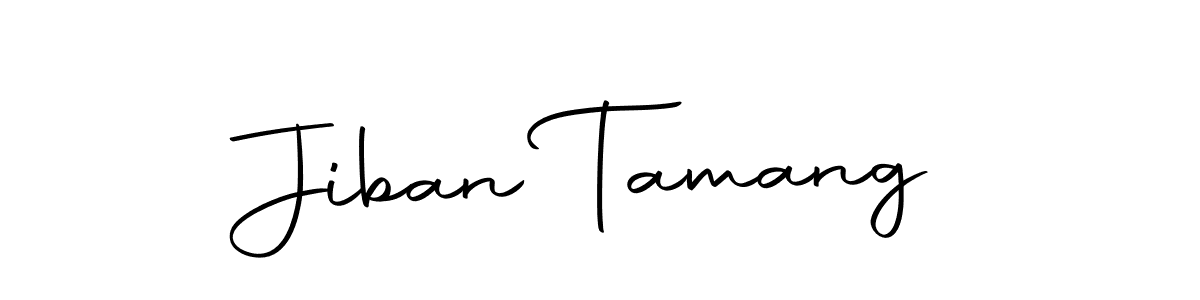 How to make Jiban Tamang name signature. Use Autography-DOLnW style for creating short signs online. This is the latest handwritten sign. Jiban Tamang signature style 10 images and pictures png