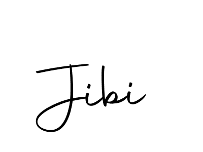 Create a beautiful signature design for name Jibi. With this signature (Autography-DOLnW) fonts, you can make a handwritten signature for free. Jibi signature style 10 images and pictures png