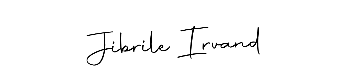 Use a signature maker to create a handwritten signature online. With this signature software, you can design (Autography-DOLnW) your own signature for name Jibrile Irvand. Jibrile Irvand signature style 10 images and pictures png