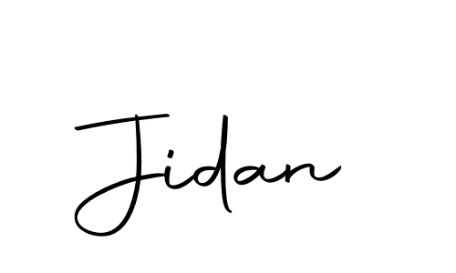 Create a beautiful signature design for name Jidan. With this signature (Autography-DOLnW) fonts, you can make a handwritten signature for free. Jidan signature style 10 images and pictures png