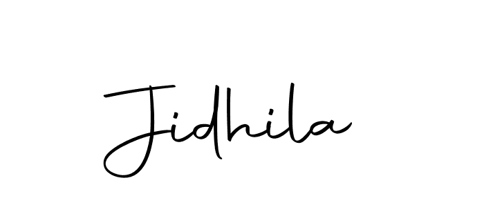 The best way (Autography-DOLnW) to make a short signature is to pick only two or three words in your name. The name Jidhila include a total of six letters. For converting this name. Jidhila signature style 10 images and pictures png