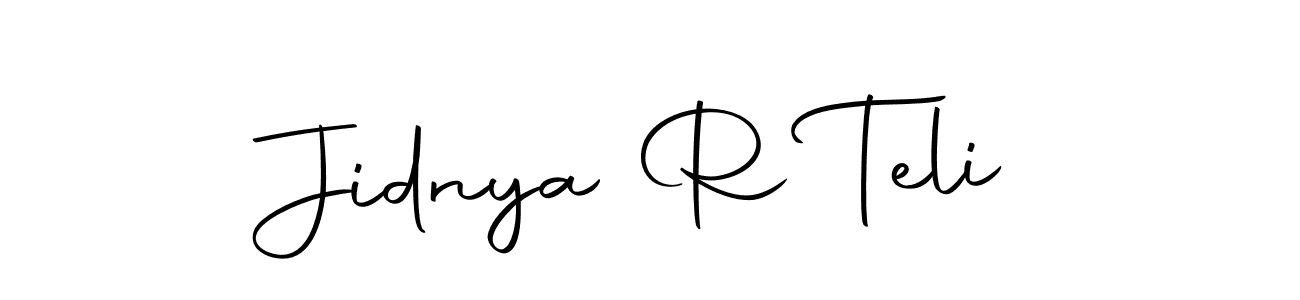 if you are searching for the best signature style for your name Jidnya R Teli. so please give up your signature search. here we have designed multiple signature styles  using Autography-DOLnW. Jidnya R Teli signature style 10 images and pictures png