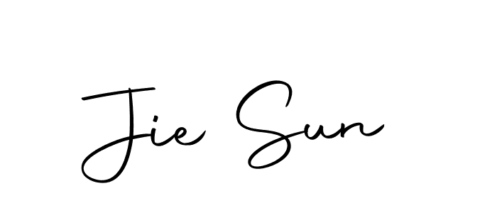 if you are searching for the best signature style for your name Jie Sun. so please give up your signature search. here we have designed multiple signature styles  using Autography-DOLnW. Jie Sun signature style 10 images and pictures png