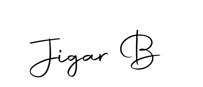 Similarly Autography-DOLnW is the best handwritten signature design. Signature creator online .You can use it as an online autograph creator for name Jigar B. Jigar B signature style 10 images and pictures png