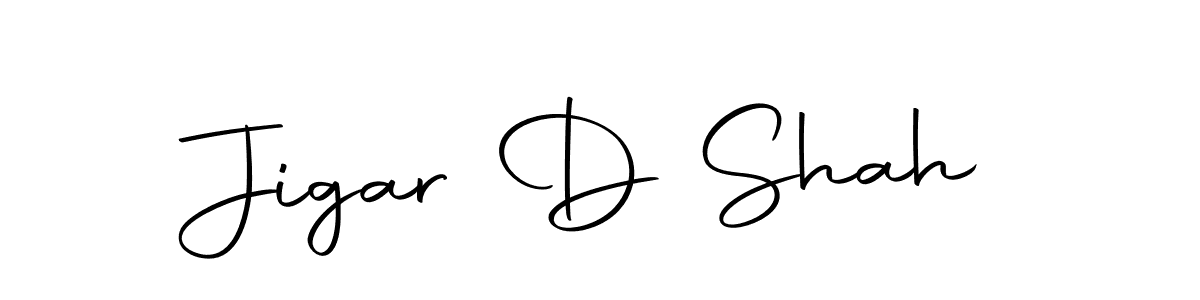 How to make Jigar D Shah name signature. Use Autography-DOLnW style for creating short signs online. This is the latest handwritten sign. Jigar D Shah signature style 10 images and pictures png
