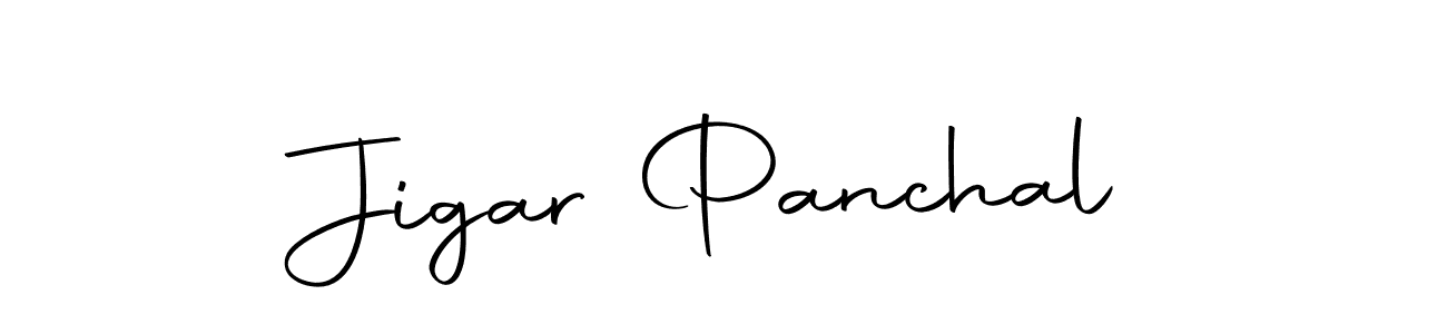 Make a beautiful signature design for name Jigar Panchal. With this signature (Autography-DOLnW) style, you can create a handwritten signature for free. Jigar Panchal signature style 10 images and pictures png