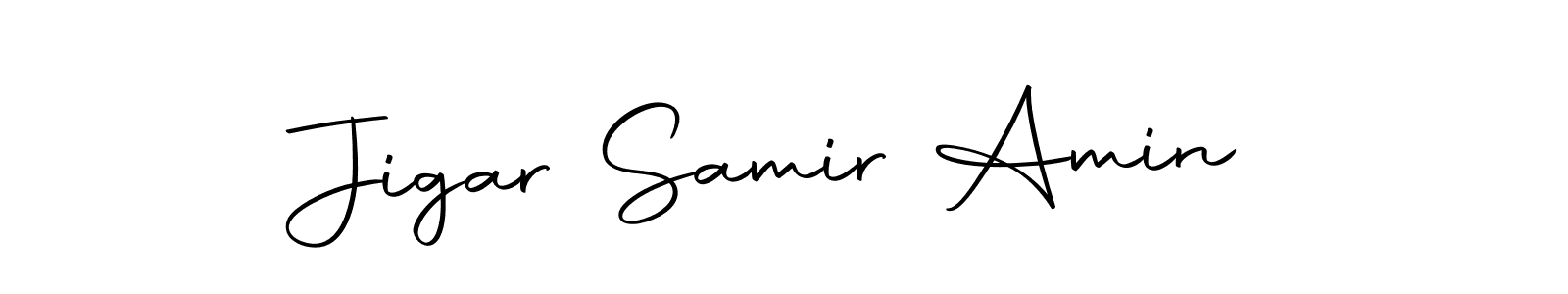if you are searching for the best signature style for your name Jigar Samir Amin. so please give up your signature search. here we have designed multiple signature styles  using Autography-DOLnW. Jigar Samir Amin signature style 10 images and pictures png
