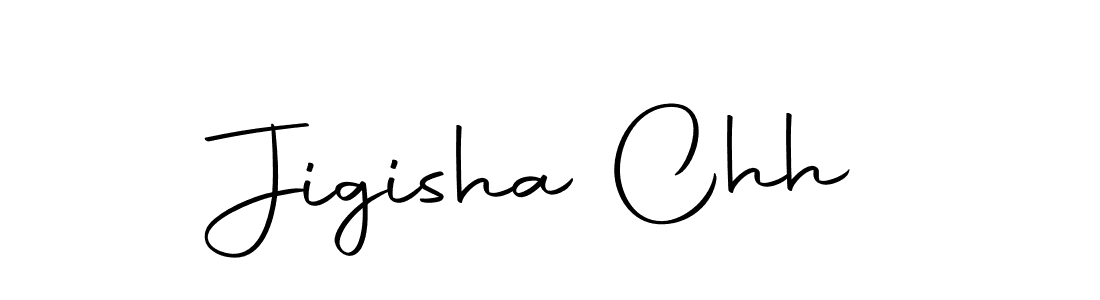 Create a beautiful signature design for name Jigisha Chh. With this signature (Autography-DOLnW) fonts, you can make a handwritten signature for free. Jigisha Chh signature style 10 images and pictures png