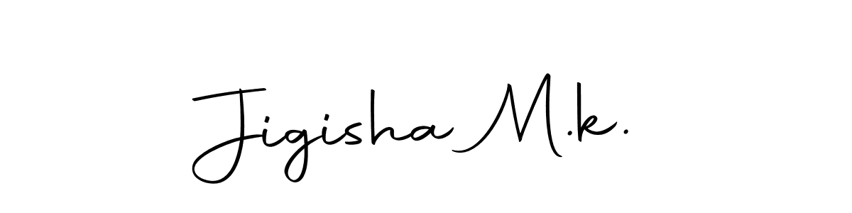 You can use this online signature creator to create a handwritten signature for the name Jigisha M.k.. This is the best online autograph maker. Jigisha M.k. signature style 10 images and pictures png