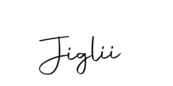 Make a beautiful signature design for name Jiglii. With this signature (Autography-DOLnW) style, you can create a handwritten signature for free. Jiglii signature style 10 images and pictures png