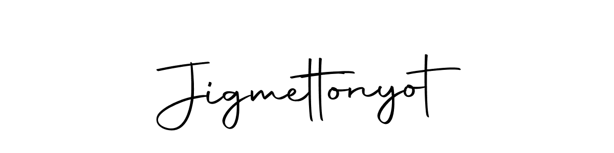 You should practise on your own different ways (Autography-DOLnW) to write your name (Jigmettonyot) in signature. don't let someone else do it for you. Jigmettonyot signature style 10 images and pictures png