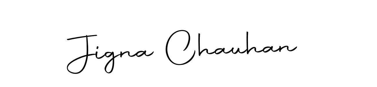 The best way (Autography-DOLnW) to make a short signature is to pick only two or three words in your name. The name Jigna Chauhan include a total of six letters. For converting this name. Jigna Chauhan signature style 10 images and pictures png