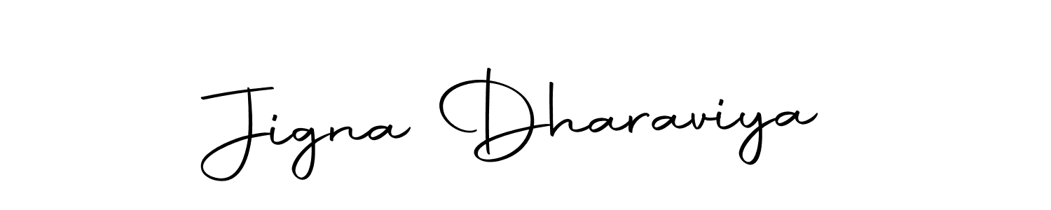 Also we have Jigna Dharaviya name is the best signature style. Create professional handwritten signature collection using Autography-DOLnW autograph style. Jigna Dharaviya signature style 10 images and pictures png