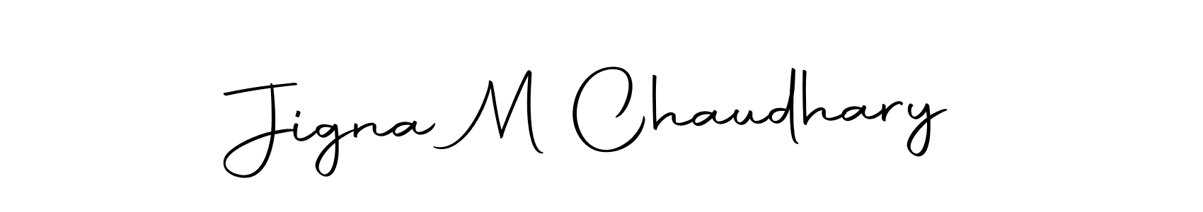 You should practise on your own different ways (Autography-DOLnW) to write your name (Jigna M Chaudhary) in signature. don't let someone else do it for you. Jigna M Chaudhary signature style 10 images and pictures png