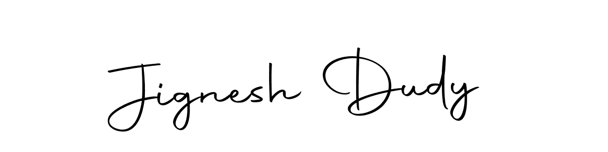 Also we have Jignesh Dudy name is the best signature style. Create professional handwritten signature collection using Autography-DOLnW autograph style. Jignesh Dudy signature style 10 images and pictures png